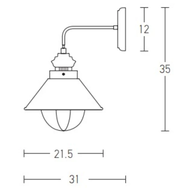 Wall lamp ZAMBELIS 20141