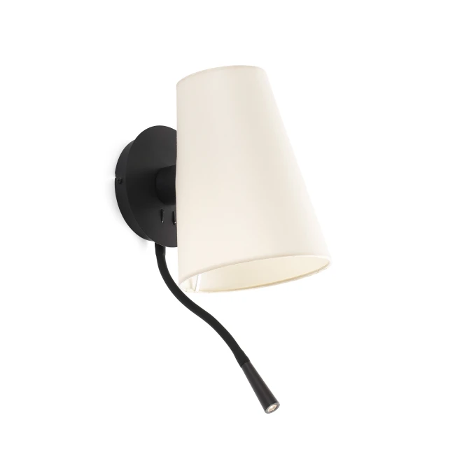 Wall-mounted directional light LUPE Sand