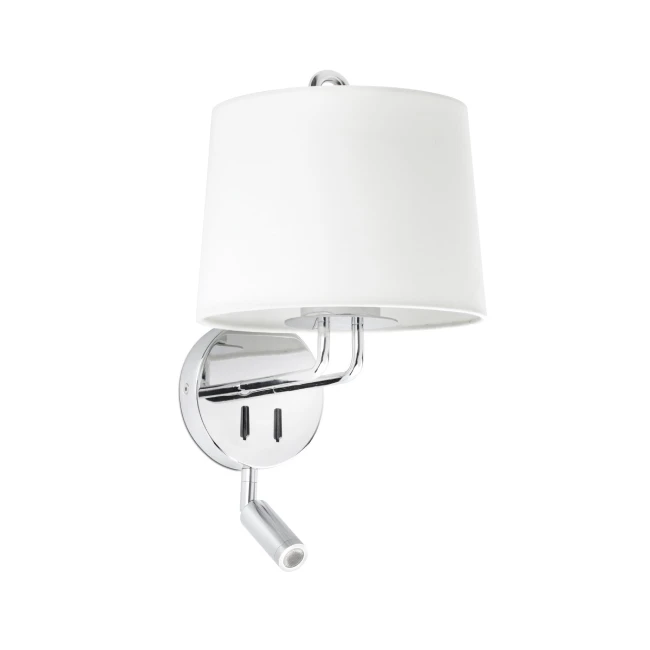 Wall directional light MONTREAL Chrome/White