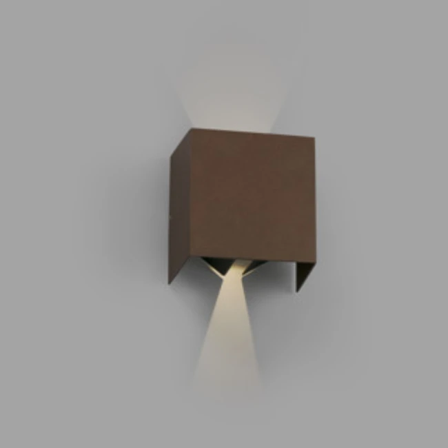 Outdoor wall lamp OLAN Brown