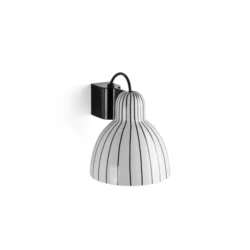 Wall lamp VENICE Striped Black/White