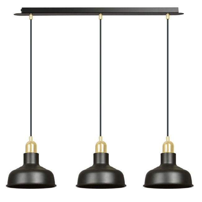 Hanging lamp IBOR 3 Black 1042/3