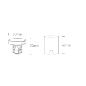 2W Įmontuojamas šviestuvas 68074/W/W Baltas 3000K IP65