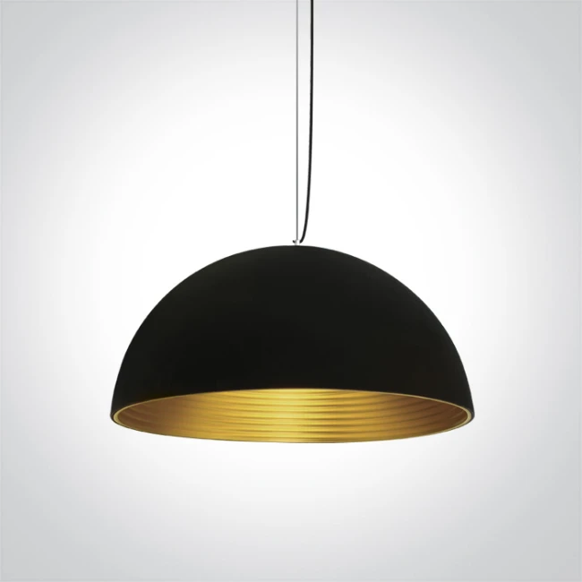 Hanging lamp 63022A/B/BS Black/Brass ⌀50
