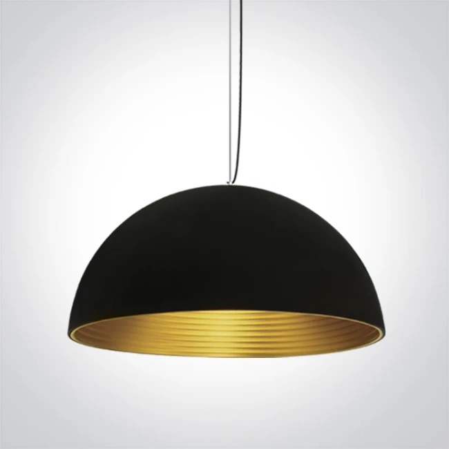 Hanging lamp 63022B/B/BS Black/Brass ⌀60