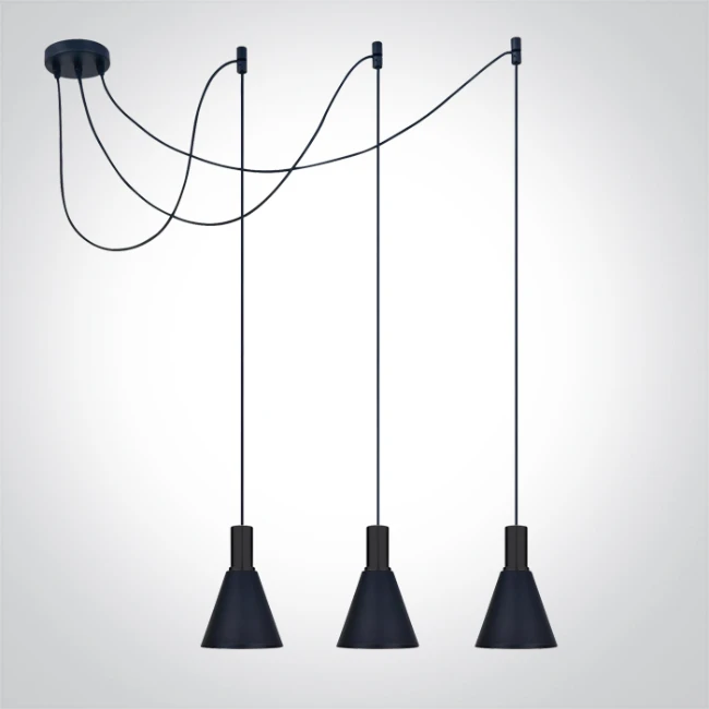 Hanging lamp 63122B/B Black