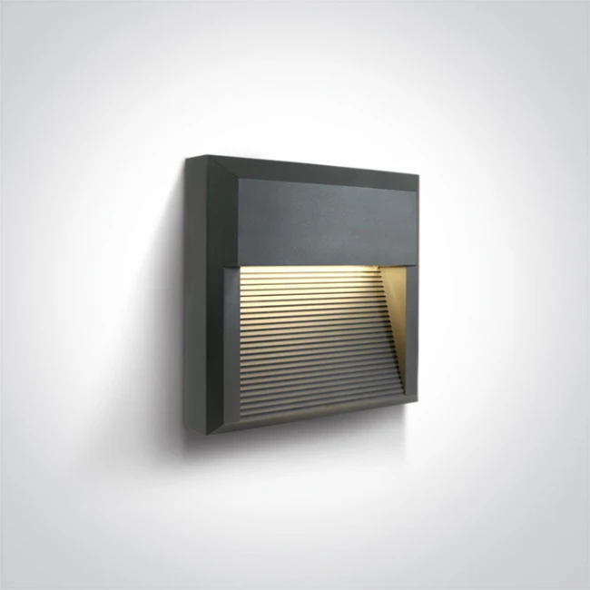 8W Outdoor wall lamp 67430A/AN/W Anthracite 3000K IP54