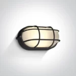 10W Sieninis lauko šviestuvas 67444C/B/W Juodas 3000K IP54
