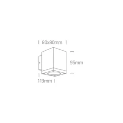 6W Lubinis šviestuvas 67138C/AN/W Antracitas 3000K IP54