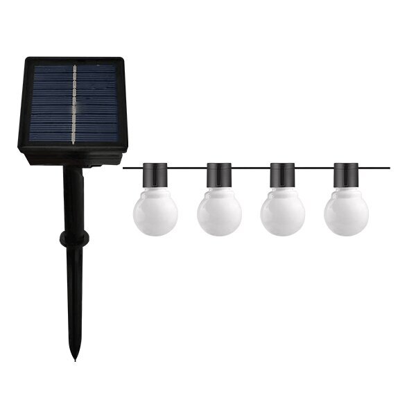 Outdoor garland with solar battery 2700K IP65, 3.7V/4.8Ah, 7m 9094