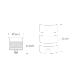 12W Magnetinės sistemos kryptinis šviestuvas 5281 M35 Dimm 3000K