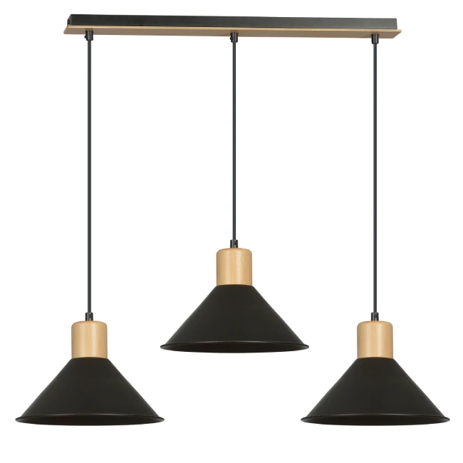 Hanging lamp ROWEN 3 Black 1044/3