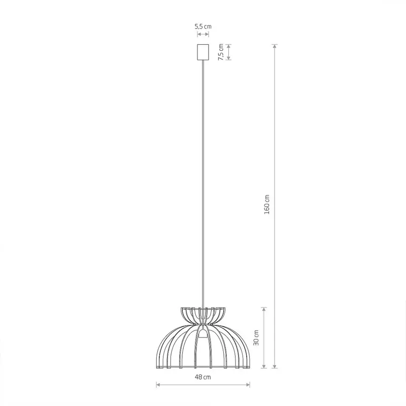 Hanging lamp KYMI 10572