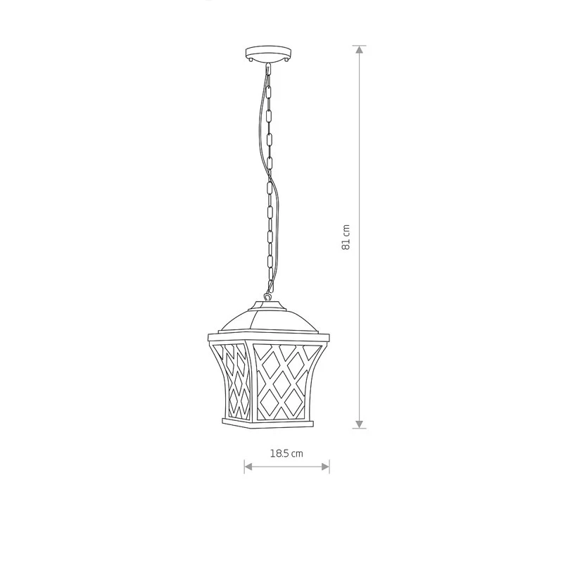 Hanging outdoor lamp TAY I 5293