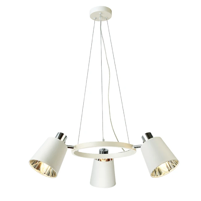 Hanging LED lamp NORMA, White, EG215P73BK