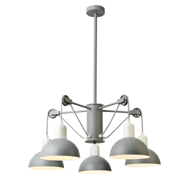 Hanging LED lamp CEZANNE, Grey, EG5795P58G