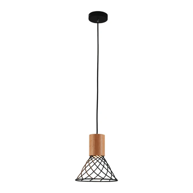Hanging LED lamp TORNADE, Black, ⌀20