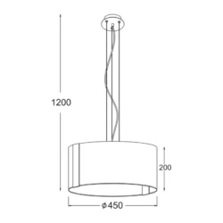 Pakabinamas LED šviestuvas DIONE, Skaidrus, ⌀45, OYD10087ASP3