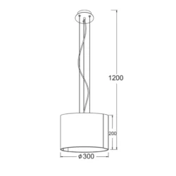 Pakabinamas LED šviestuvas DIONE, Skaidrus, ⌀30, OYD10087BSP1