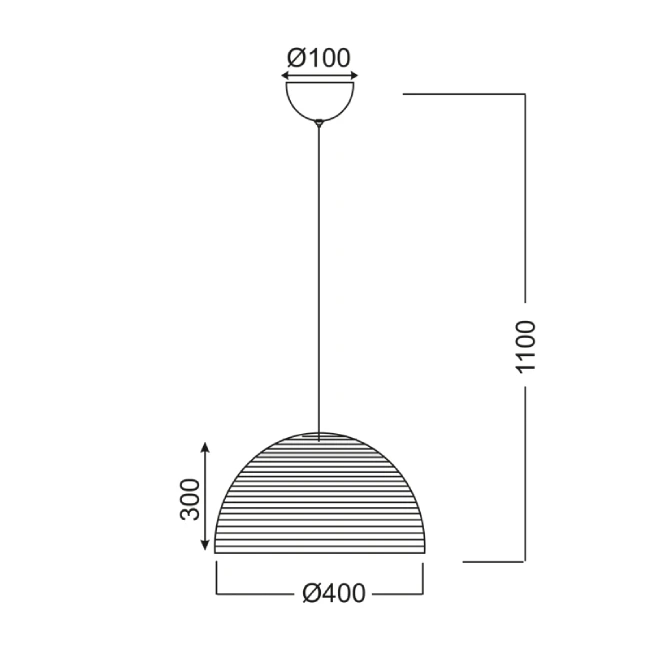 Pakabinamas LED šviestuvas ZINC, Sidabrinis, V28507IP40