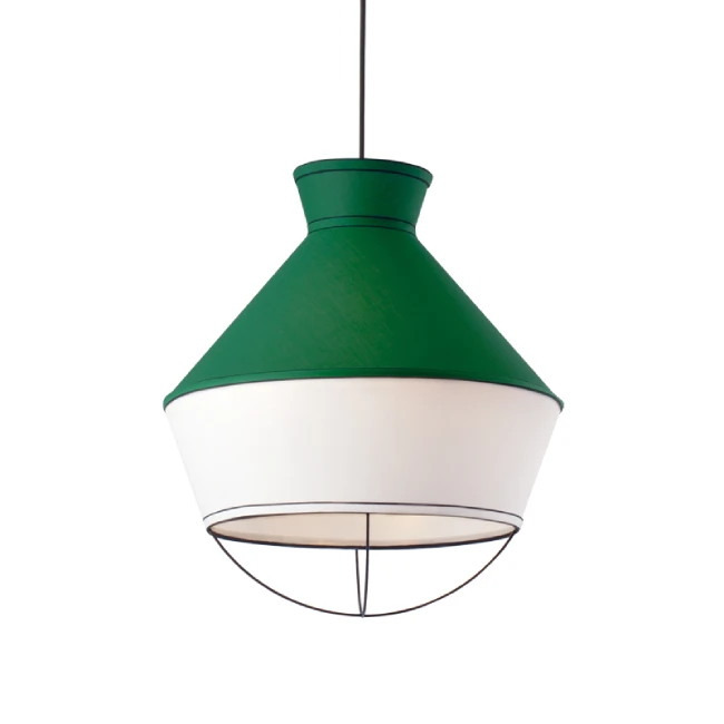 Hanging LED lamp NETTO, Green, V371963PE