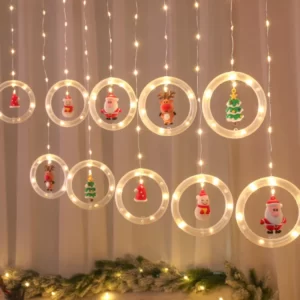 LED GIRLIANDA CHRISTMAS ICICLE LIGHT, 3000K, IP20, 2,5M, 3xAA