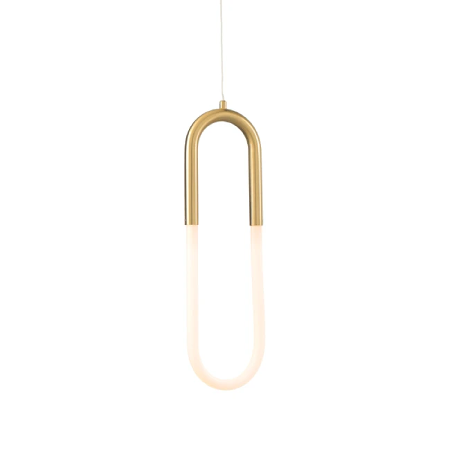 Hanging LED lamp VENUS, 8W, 3000K, Brass