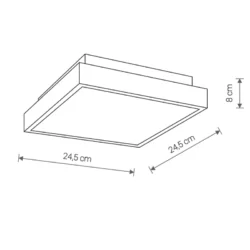 Lubinis šviestuvas BASSA LED 9500