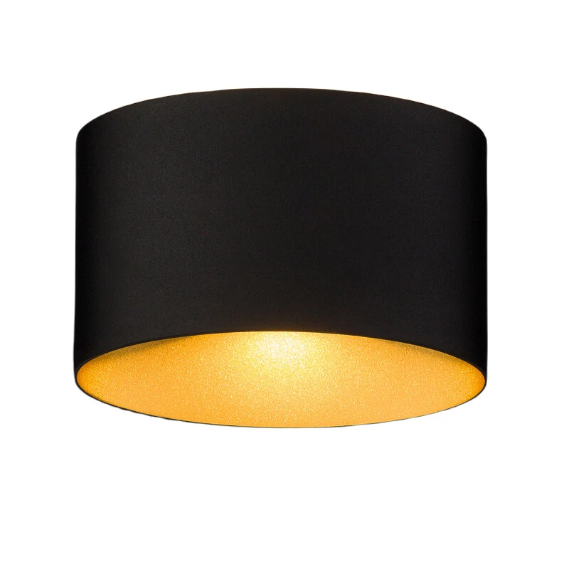 Outdoor wall lamp ELLIPSES LED BLACK/GOLD IP54 8181