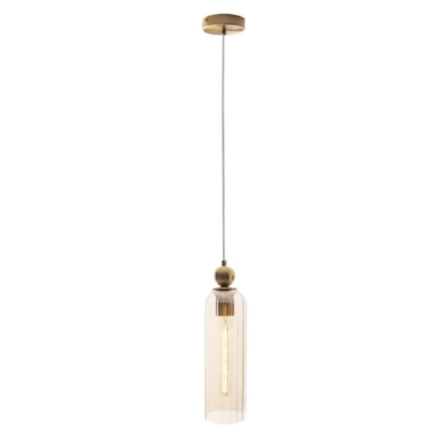 Hanging LED lamp CAMPANILA, Sand glass, P0510
