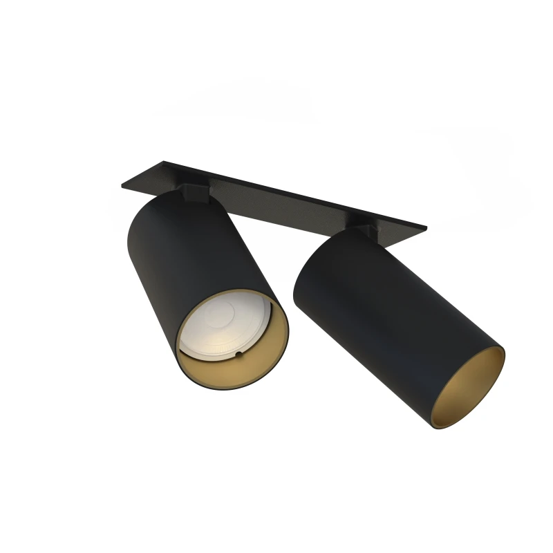 Built-in lamp MONO SURFACE II BLACK/GOLD 7690