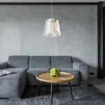 8W Pakabinamas LED šviestuvas SEDA, Auksinis, 3000