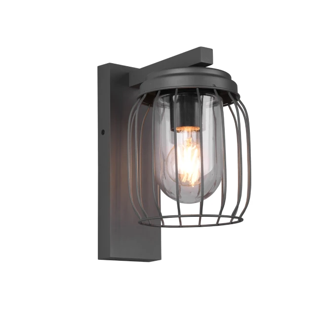 Outdoor LED wall light TUELA, Anthracite, 210860142
