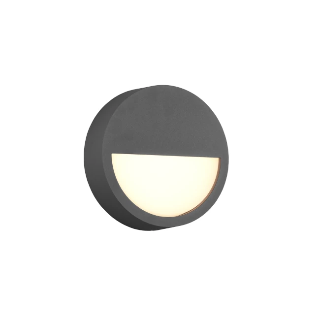 9W Outdoor LED wall lamp PEDRO, 3000K, IP54, Anthracite, 222860142