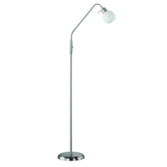 Floor lamp FREDDY, Chrome, 424810107