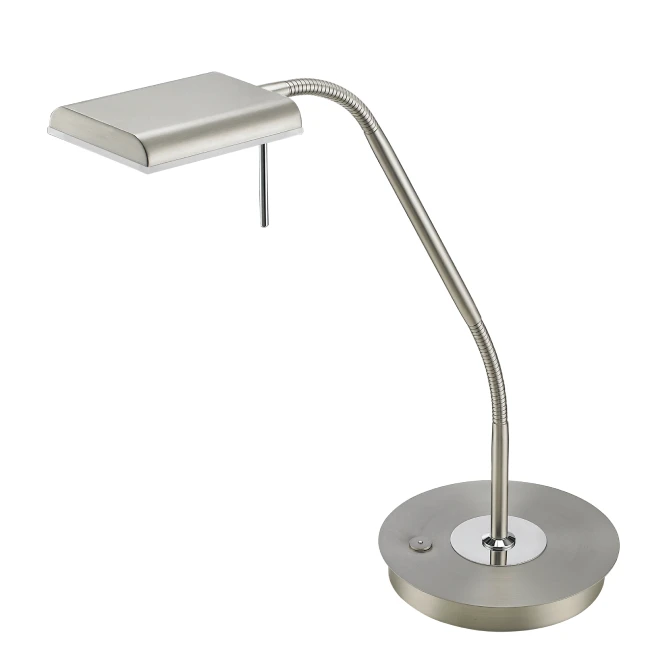 12W Table lamp BERGAMO, 3000K, DIMM, Nickel, 520910107