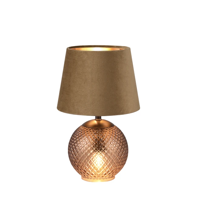 Interior table lamp JONNA, Brown, R51242013