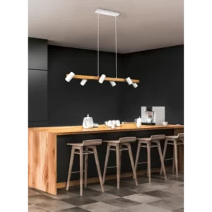 Pakabinamas LED šviestuvas MARLEY 6, Matinis baltas, 312490631