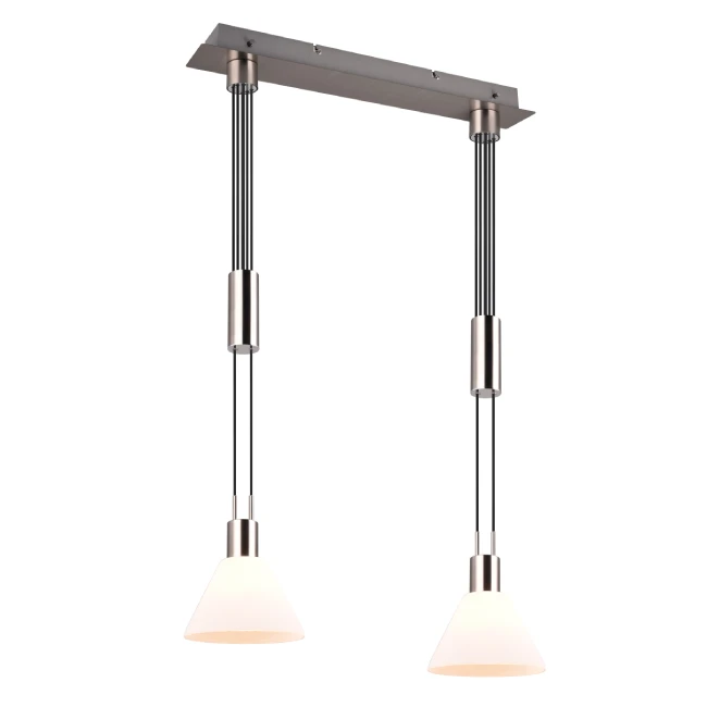 Hanging LED lamp STANLEY 2, Nickel, 319500207