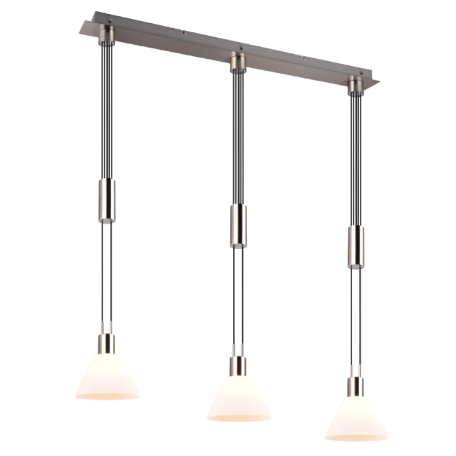 Hanging LED lamp STANLEY, Nickel, 319500307