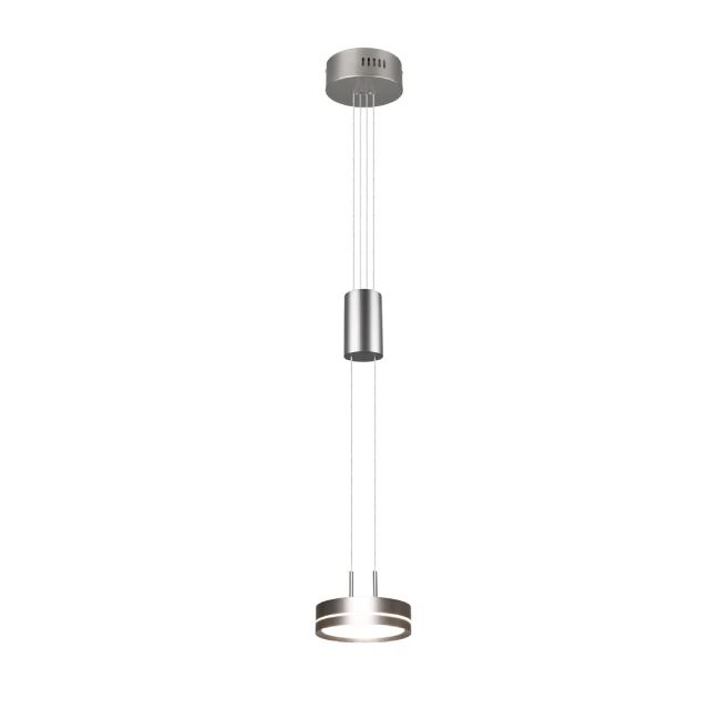 9W Hanging LED lamp FRANKLIN, 3000K, DIMM, Nickel, 326510107
