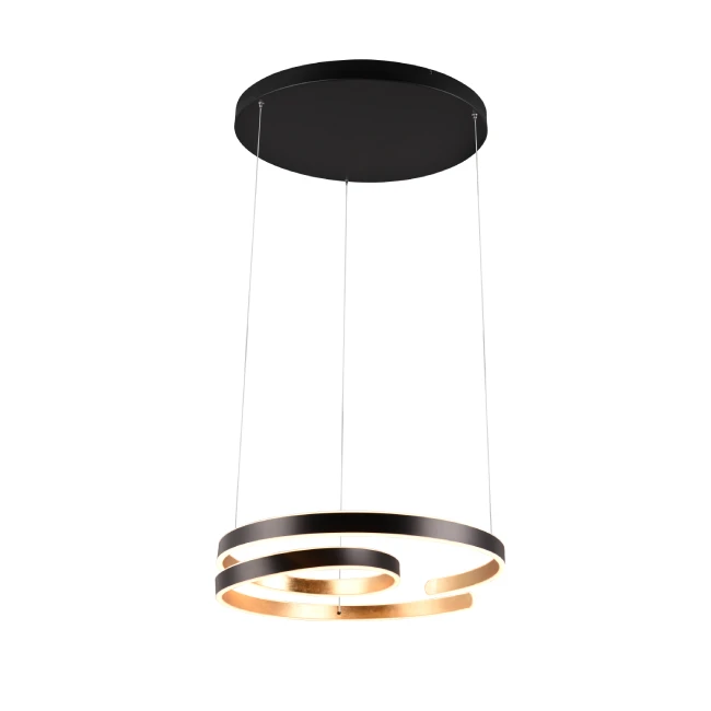 68W Hanging LED lamp MARNIE, 3000K, DIMM, Black/Gold, 344110180