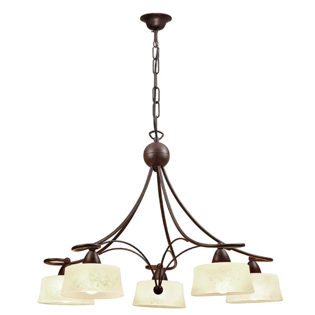 Hanging lamp SIMONA 5/L, Brown, 466800