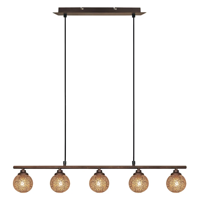 Hanging lamp SISSY 5/L, Brown, 4193000