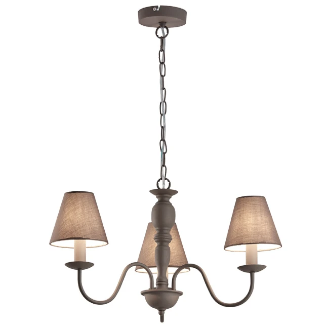 Hanging lamp FATIMA 3/L, Grey, 4163500