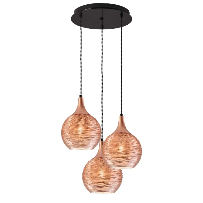 Hanging LED lamp FIONA 3/L, Vario, 3089500