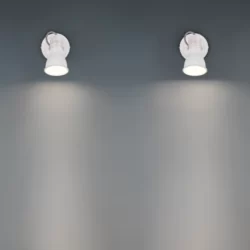 Sieninis kryptinis LED šviestuvas STEAM, Baltas, 813400127