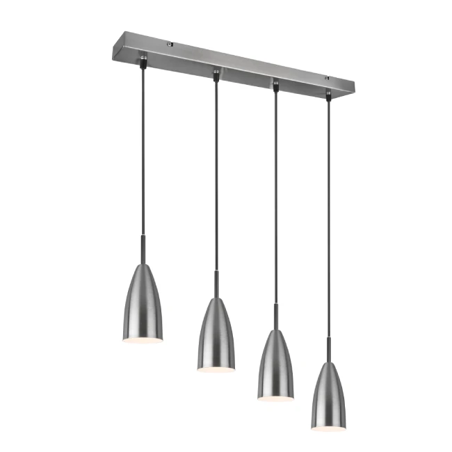 Hanging LED lamp FARIN 4, Nickel, R30694007