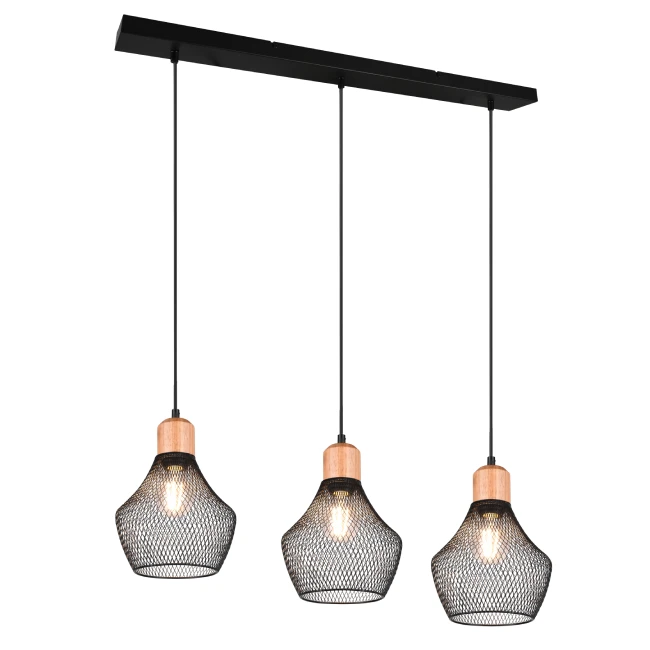 Hanging LED lamp VALERIA, Black, R31283032