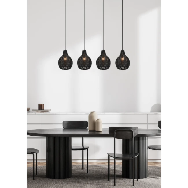 Hanging LED lamp SPROUT 4, Black, R31294002